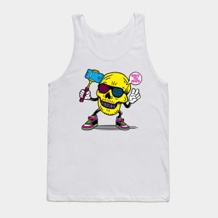 Skull Disco Till Death Selfie Tank Top